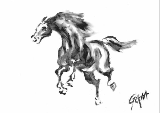 RUNNING HORSE