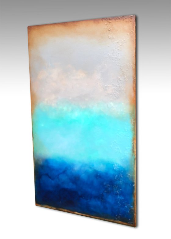 flow of seacolors (120 x 70 cm) Dee Brown