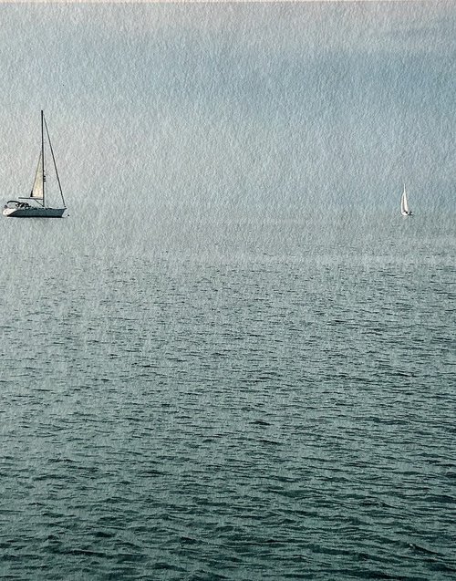 High seas on Lac Léman by Samira Malik