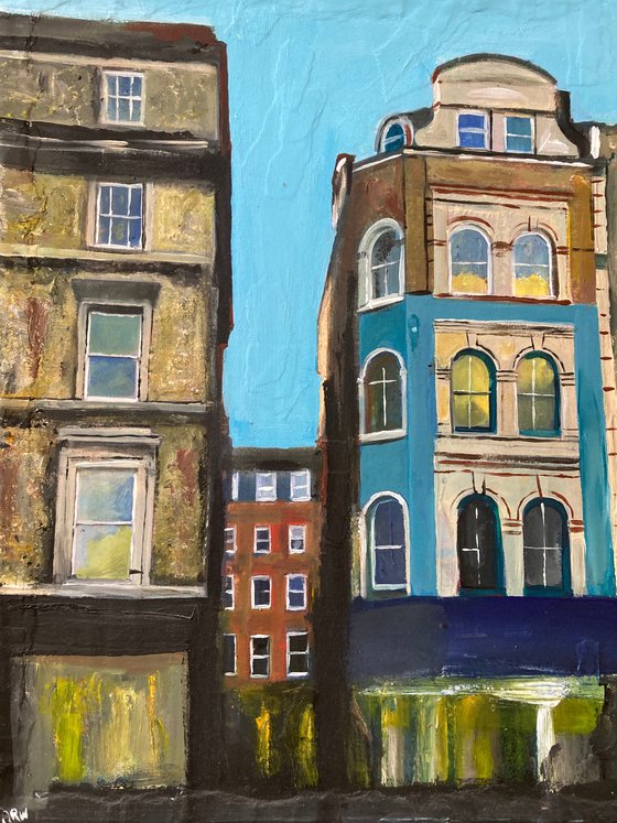 One End of Tisbury Court, Soho, London