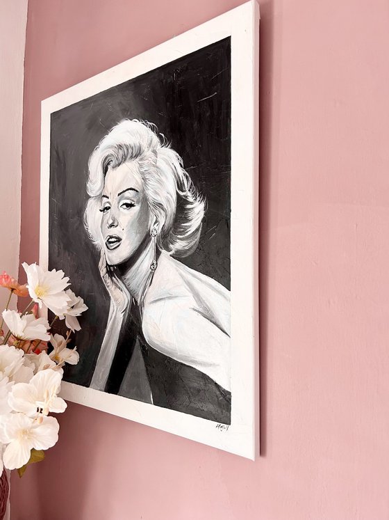Marilyn Textured Painting