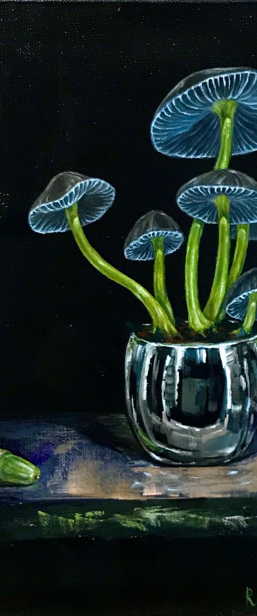 Chrome & toadstools by Marina Deryagina