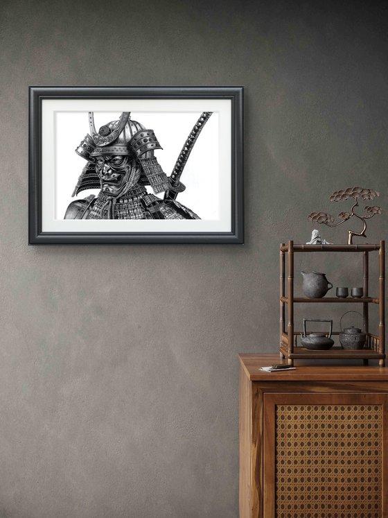 Japanese Samurai Mask & Helmet