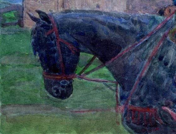 The prince and Rapunzel at the castle