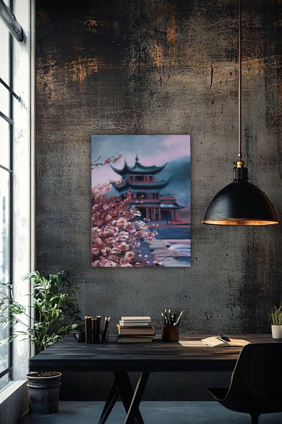 IN A JAPANESE GARDEN