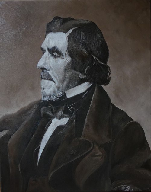 Eugène Delacroix by Cécile Pardigon