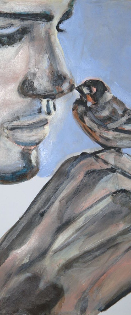 Talk to me ! / 37.7 x 26.3 cm by Alexandra Djokic