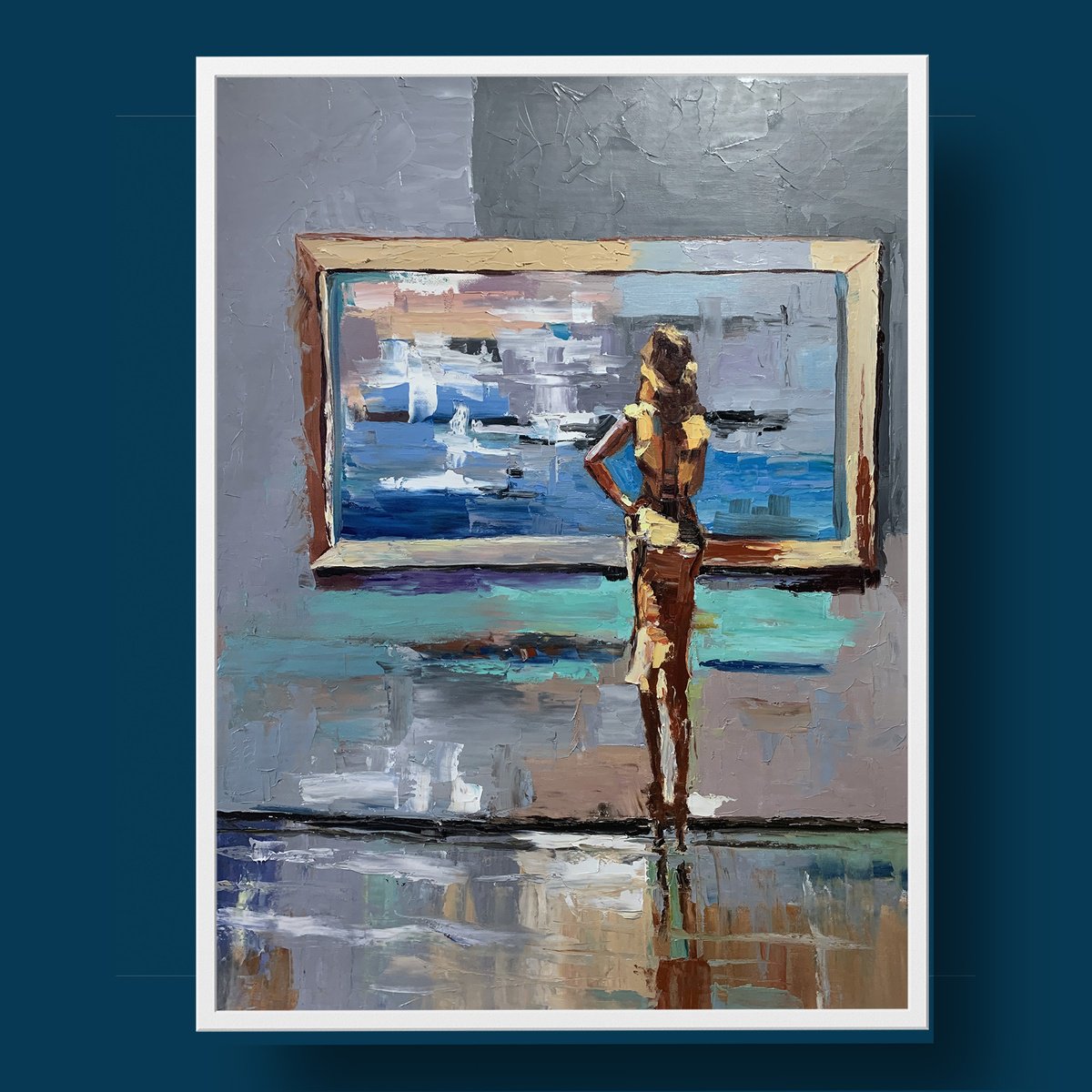 Abstract Art Museum. N3. By Vita Schagen, 24 X 31, Artwork For Sale On Artfinder