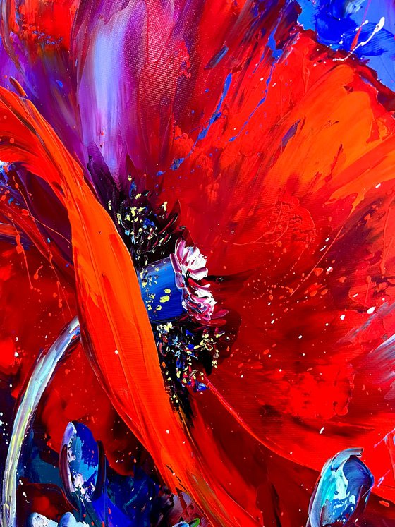 Symphony of Red and Blue