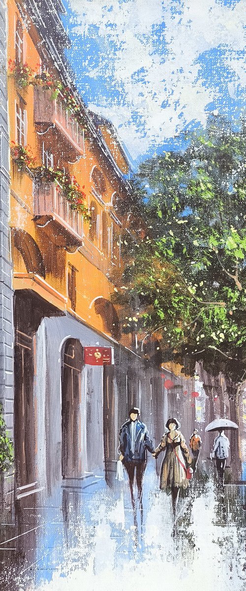 Rainy Boulevard by Aram Movsisyan