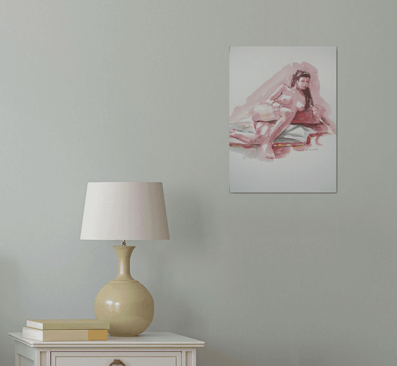Reclining female nude