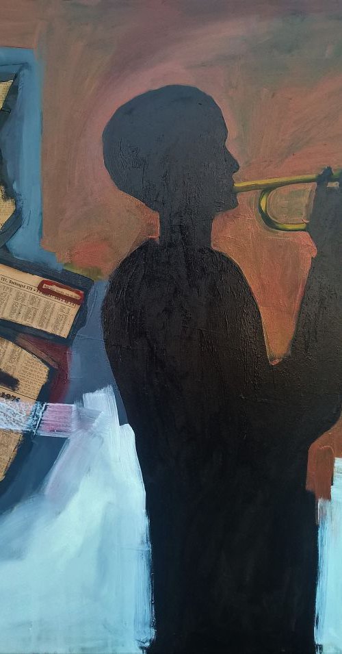 Red Satchmo Dada by Romuald Mulk Musiolik