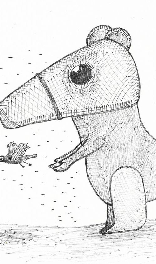 Freak animal  and bird by Pavel Kuragin