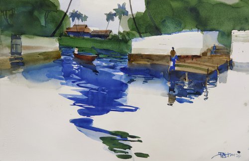 Deep into the backwaters by Prashant Prabhu
