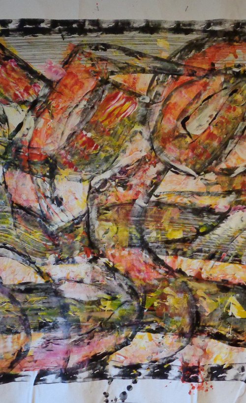 abstract-painting by Heinz Theuerkauf
