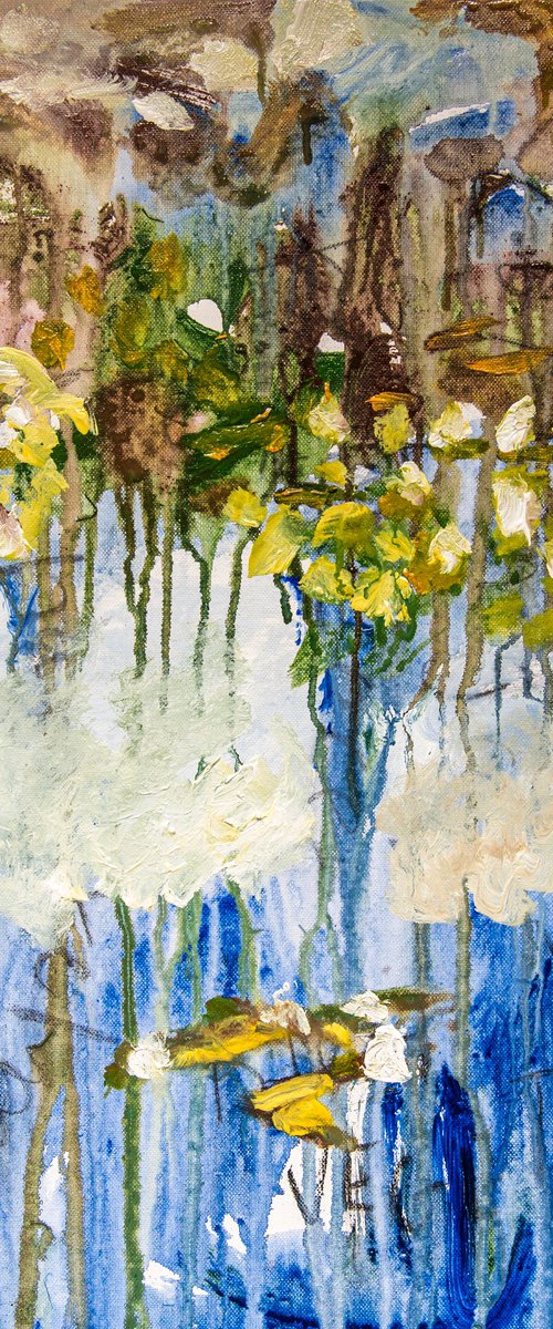 Cotton Grass Pond 3 by Elizabeth Anne Fox