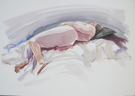 reclining female nude