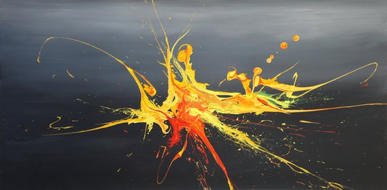 Lava In Space (Spirits Of Skies 098165) - 140 x 70 cm - XXL (56 x 28 inches)