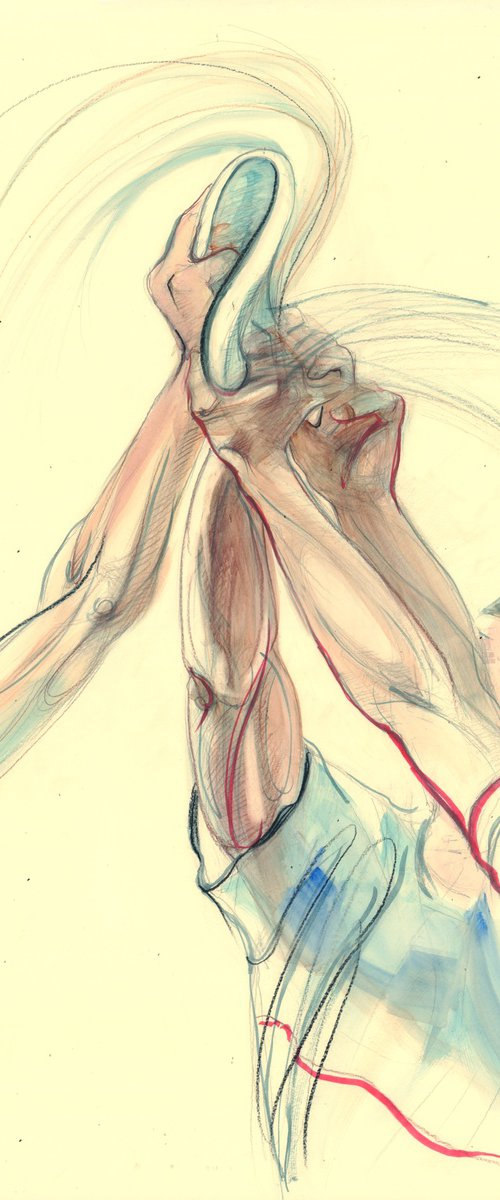Frisbee player. #3 by Irina Bibik-Chkolian