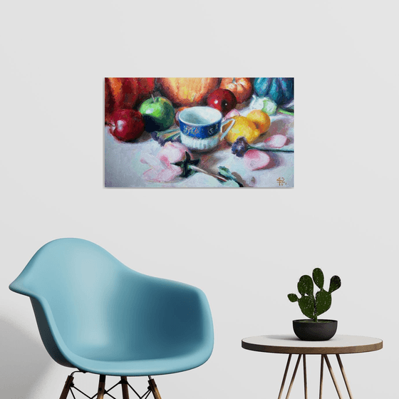 Fruits and Porcelain