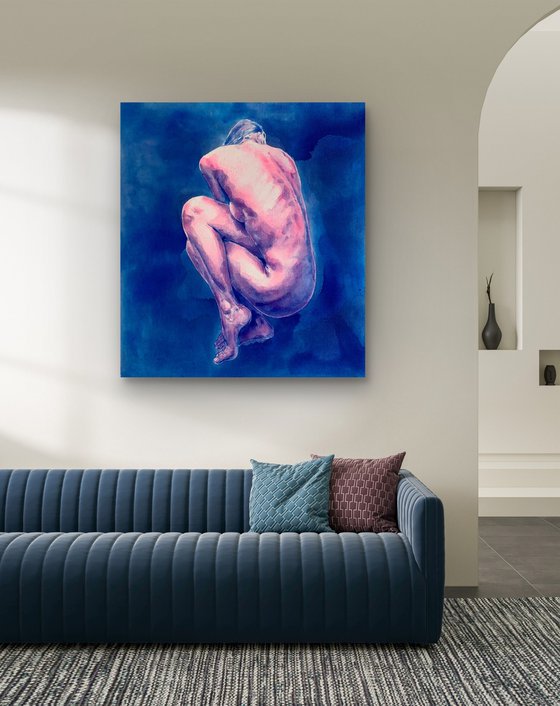 Contemporary nude woman