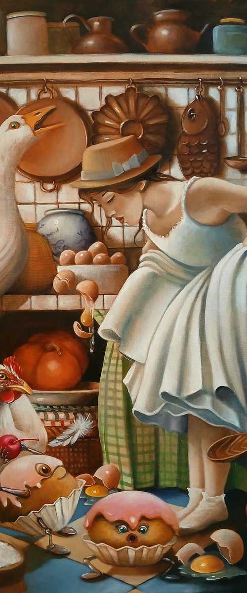 The pastry girl by Valentina Toma' aka Zoe Chigi