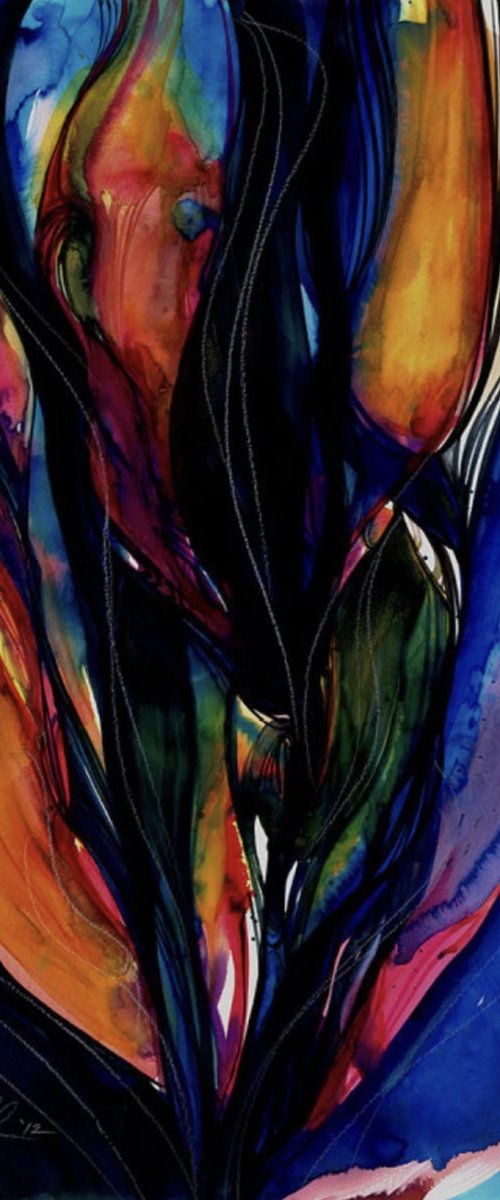 Organic Abstraction 15 by Kathy Morton Stanion
