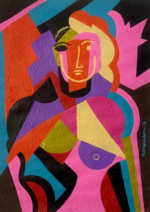 Abstracted Woman II by Koola Adams