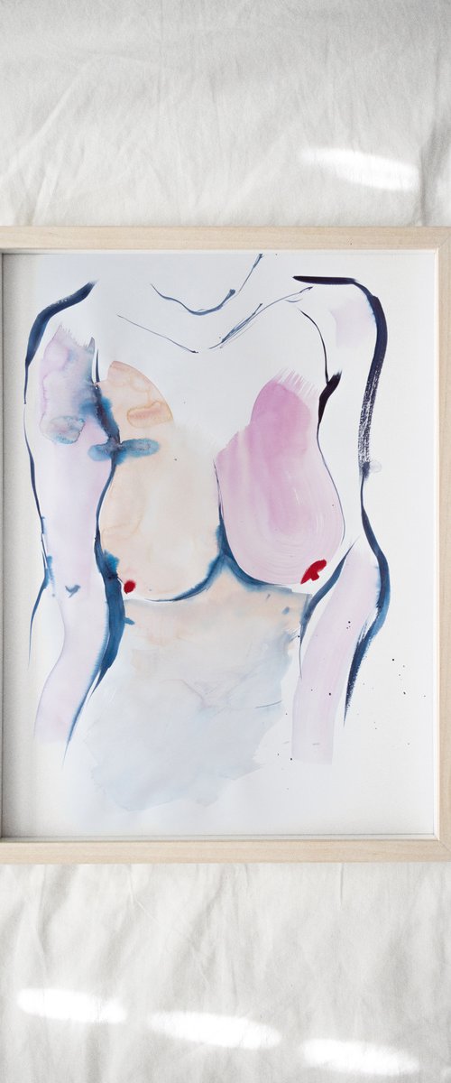 'Friday Afternoon', nude study by Eve Devore