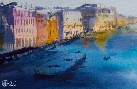 Sunset view of Grand Canal