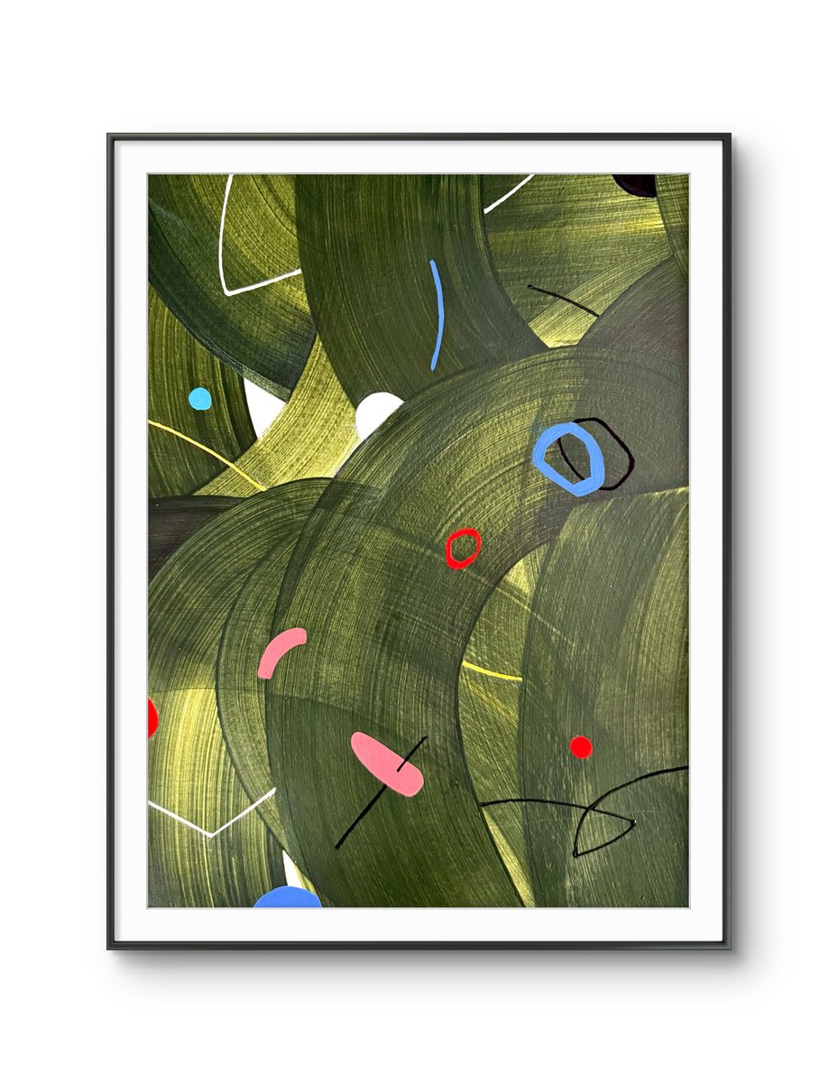  Symbols In Moving By Arinika Stratievsky, 12 X 16, Artwork For Sale On Artfinder