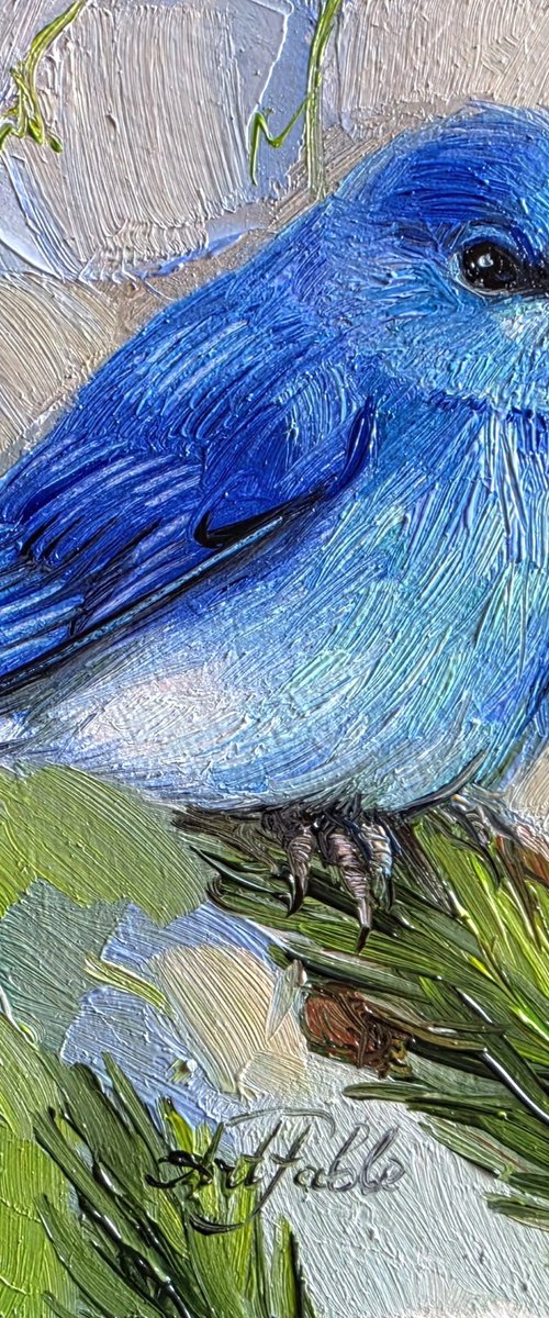 Blue Bird by Nataly Derevyanko