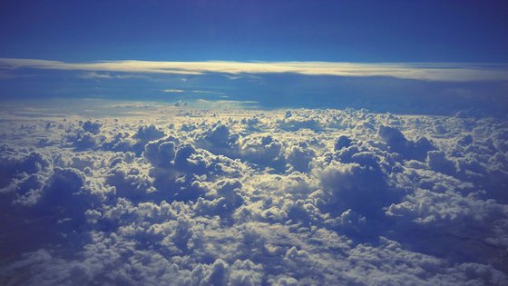 THE CLOUDS  FROM ABOVE