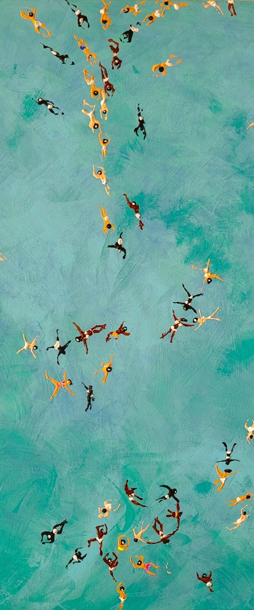 Swimming together 5 by Kathrin Flöge