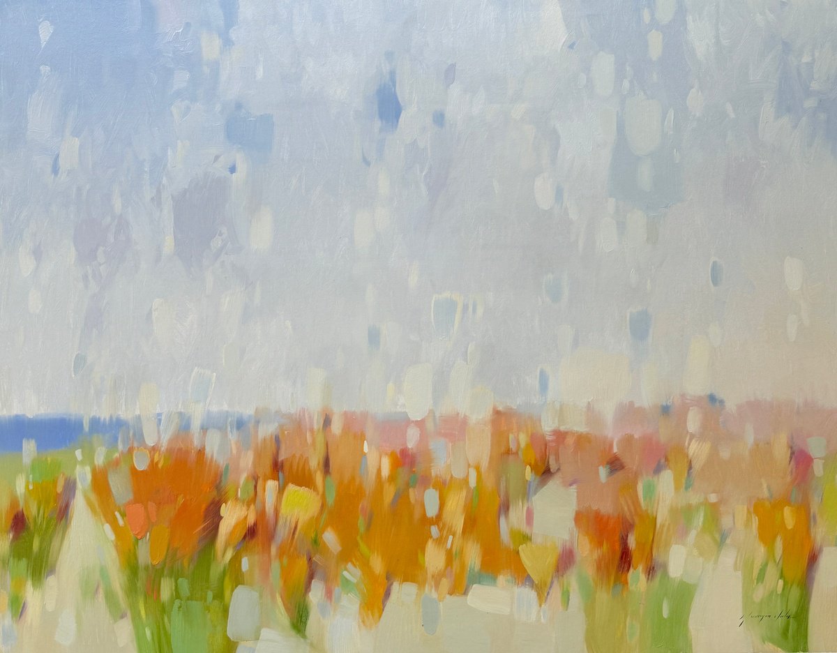 Autumn Morning By Vahe Yeremyan, 56 X 44, Artwork For Sale On Artfinder
