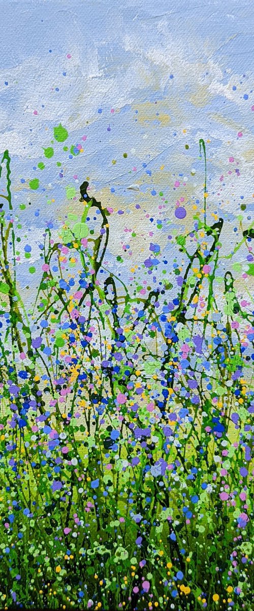 Hazy Bluebell Meadows by Lucy Moore