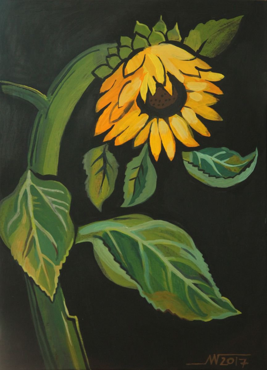 Sunflower by Marina Gorkaeva