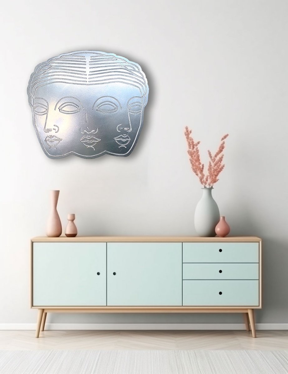 Portrait Painting By Melissa Aristizabal, 16 X 20", Chrome Trinity, Original Artwork