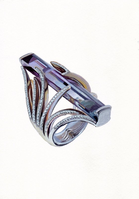 Tourmaline ring