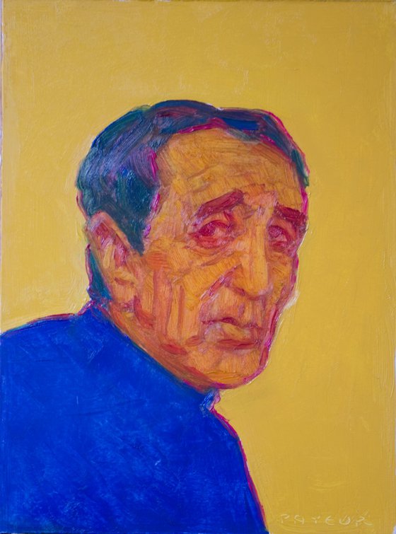 pop blue portrait: aznavour