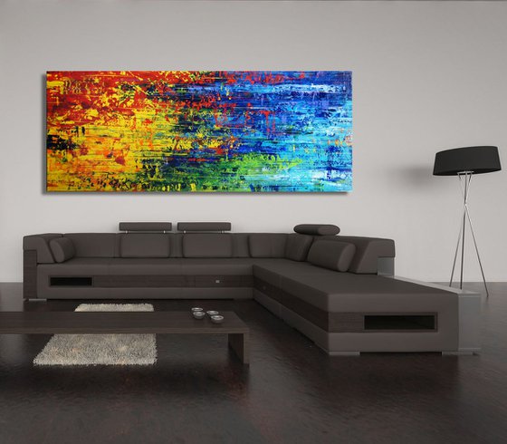 Color Rush V (200 x 80 cm) XXXL