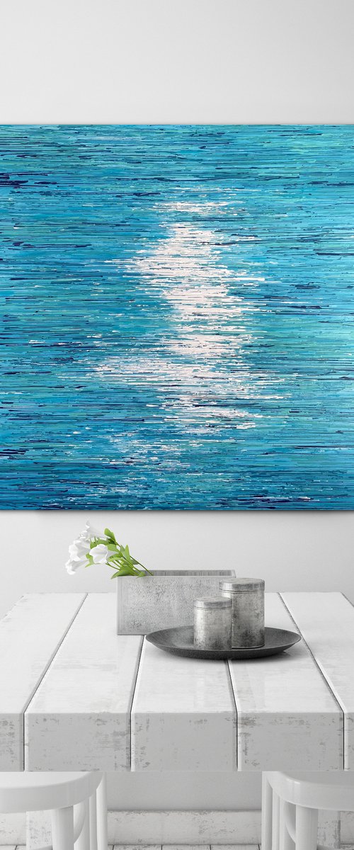 Blue - Light Touching The Waters by Annette Spinks