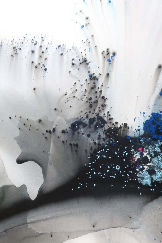 Nature 261 — Abstract Organic Blue
