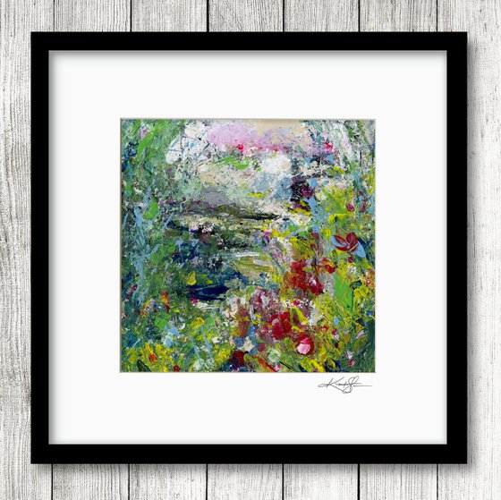 Garden Song 4 - Abstract Flower Art by Kathy Morton Stanion