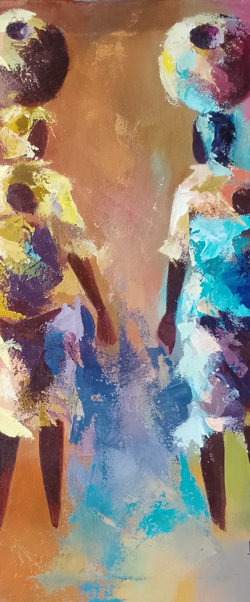 Carrying Life Home, best friends by Alex Mensah
