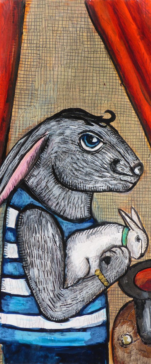 Tricks with a rabbit by Elizabeth Vlasova