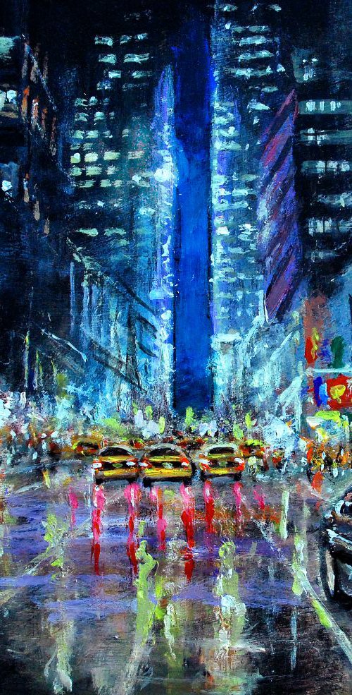 New York in night13 by Vishalandra Dakur