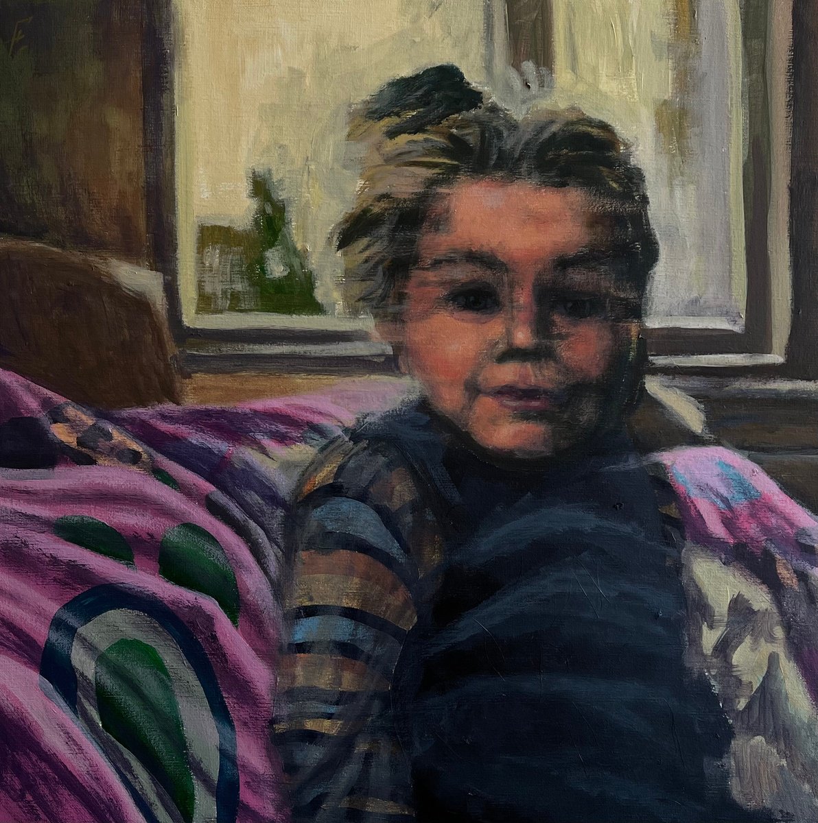 Waiting By Nikola Gulev, 24 X 24, Artwork For Sale On Artfinder