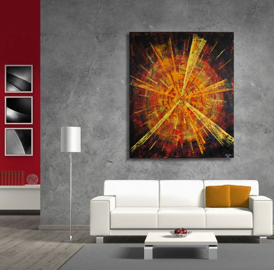 Heat Implosion (100 x 120 cm) XXL oil