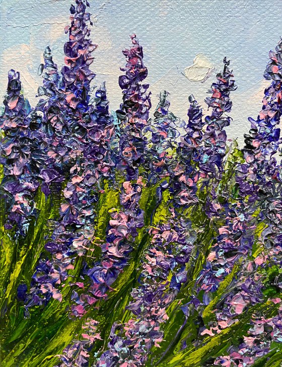 Lavender in the wind